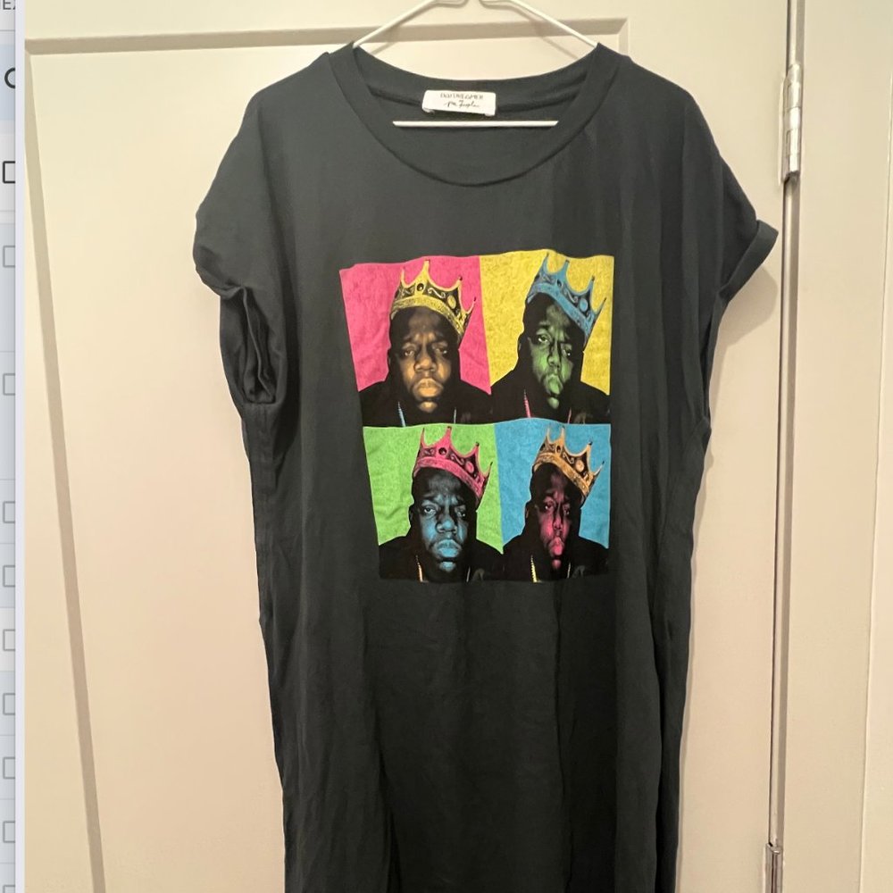 Rare Day Dreamer X Free People Biggie Smalls Shirt